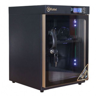 Tủ chống ẩm cao cấp Nikatei NC-30S viền nhôm mạ vàng